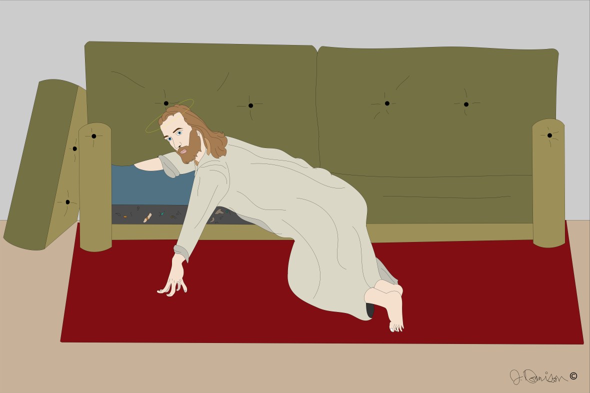 "Yeah, well, I'm also human..."  ART BY- J. Donison