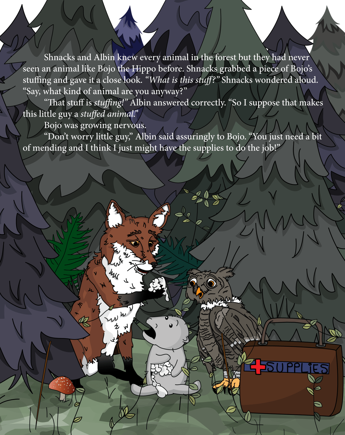 Page 18- Fox Looks at Stuffing- correct stuffing placement-01