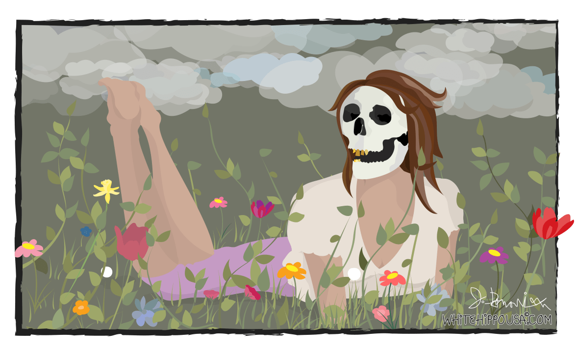 Skull gal in field- opt 3-01